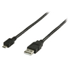 USB 2.0 USB A male - USB micro B male kabel 2,00 m zwart