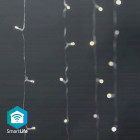 SmartLife Decoratieve LED | Gordijn | Wi-Fi | Warm Wit | 200 LED's | 3.00 m | Android / IOS